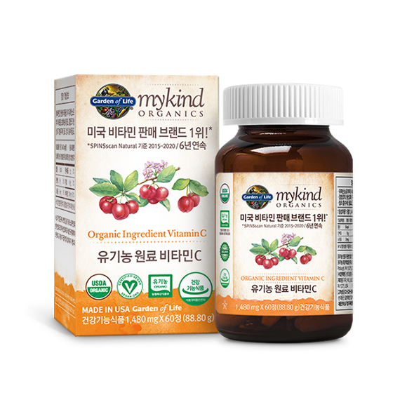 마이카인드 유기농 원료 비타민C 60정 2개