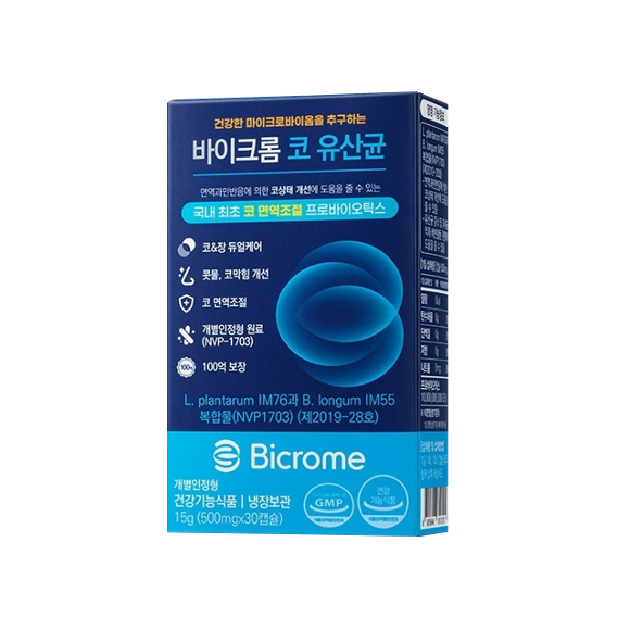 바이크롬 코 유산균 성인 30캡슐